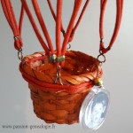 Montgolfière généalogique - zoom nacelle