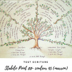 Canopée - Illustration feutres marron (Stabilo Point 88/45)