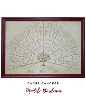 Encadrement Canopée - modèle "Bordeaux"
