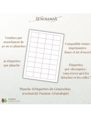 copy of Etiquettes autocollantes Générama