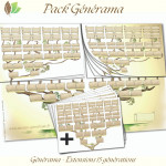 Pack Générama : l'arbre ascendant 10 + 5 générations