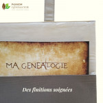 Pochette en tissu finitions intérieures