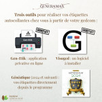 Programmes étiquettes gedcom GénéraMax