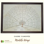 Encadrement Canopée - modèle "Wengé"