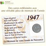 La monnaie de votre année de naissance - exemple pour 1947