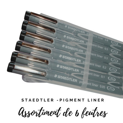 Staedtler Assortiment de 6 feutres
