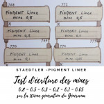 Test d'écriture sur le Générama (6ième et 7ième générations)